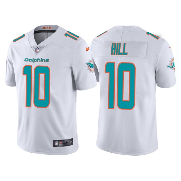 Men Miami Dolphins #10 Tyreek Hill White Vapor Untouchable Limited Stitched Football NFL Jerseys
